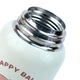 Brown checks Capybara with Matching Cover Stainless Steel Water Bottle for Kids, 500 ml