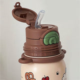 Brown Teddy Cuplid Series, Stainless Steel Kids Water Bottle, 500ml