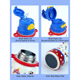 Circus Cuplid Series, Stainless Steel Kids Water Bottle, 500ml