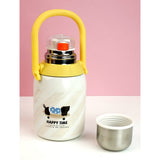 Dachshund Puppy Yellow Stainless Steel Premium Insulated Water Bottle, 800ml