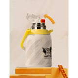 Dachshund Puppy Yellow Stainless Steel Premium Insulated Water Bottle, 800ml