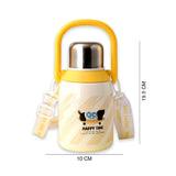 Dachshund Puppy Yellow Stainless Steel Premium Insulated Water Bottle, 800ml