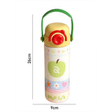 Green Apple, Sleek series Stainless Steel Tumbler and Water Bottle for Kids and Adults, 550ml