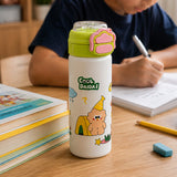 Green Lid, Camping Buddy Series, Stainless Steel Water Bottle for Kids, 700ml