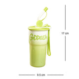 Green Ombre Shaded Stainless Steel Tumbler Water Bottle, 550ml