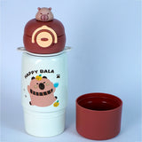 Happy Bala bottomlid Series, Stainless Steel Kids Water Bottle, 480ml