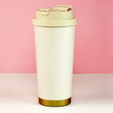 Lily Gold Stainless Steel premium Insulated Detox Infuser Bottle with Tea and Fruit Infuser attachment, 520ml