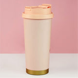 Lily Pink Stainless Steel premium Insulated Detox Infuser Bottle with Tea and Fruit Infuser attachment, 520ml