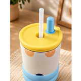 Meow & Polka , Good Time Series, Stainless Steel Tumbler and Water Bottle for Kids & Adults, 710ml