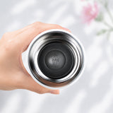 Pink Checks Cup Lid Design, Sleek Stainless Steel Thermos & Water Bottle for Kids, 350ml