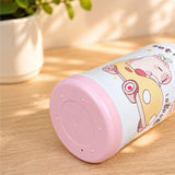 Pink Lid, Set Off Capybara Series, Stainless Steel Water Bottle for Kids, 600ml