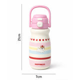 Pink Lid, Happiness  series, Stainless Steel Water Bottle for kids, 520ml