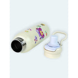 Purple Power Woman Flask Water Bottle, 600ml
