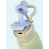 Purple Power Woman Flask Water Bottle, 600ml
