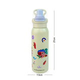 Purple Power Woman Flask Water Bottle, 600ml