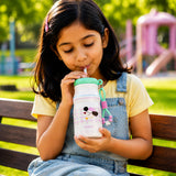 Puppy Checks, sleek Stainless Steel Water Bottle with Infuser attachment for Kids, 400ml