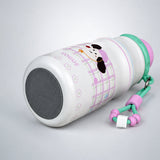 Puppy Checks, sleek Stainless Steel Water Bottle with Infuser attachment for Kids, 400ml