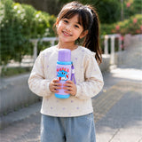 Purple Blue ,Water Swim Design, Stainless Steel Thermos & Water Bottle for Kids, 600ml