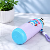 Purple Blue ,Water Swim Design, Stainless Steel Thermos & Water Bottle for Kids, 600ml
