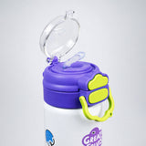 Purple Lid, Fruit Buddy Series, Stainless Steel Water Bottle for Kids, 700ml