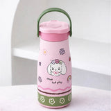 Rabbit floral Moo series insulated thermos Bottle with detachable filter for Kids and Adults, 600ml