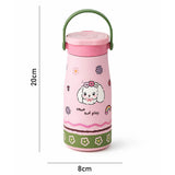 Rabbit floral Moo series insulated thermos Bottle with detachable filter for Kids and Adults, 600ml