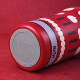 Red Checks Apple, Rich Series, Stainless Steel Tumbler and Water Bottle for kids, Teens and Adults, 560 ml