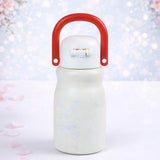 Red Handle Labubu Printed  Handle Stainless Steel Kids Water Bottle, 500ml