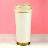 White Ted Stainless Steel premium Insulated Detox Infuser Bottle with Tea and Fruit Infuser attachment, 520ml