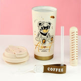 White Ted Stainless Steel premium Insulated Detox Infuser Bottle with Tea and Fruit Infuser attachment, 520ml