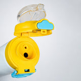 Yellow Lid, Snack Time Buddy Series, Stainless Steel Water Bottle for Kids, 700ml