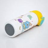 Yellow Lid, Snack Time Buddy Series, Stainless Steel Water Bottle for Kids, 700ml