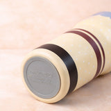 Yellow Polka Rich Series, Stainless Steel Tumbler and Water Bottle for Kids, Teens and Adults, 560 ml