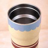 Yellow Polka Rich Series, Stainless Steel Tumbler and Water Bottle for Kids, Teens and Adults, 560 ml