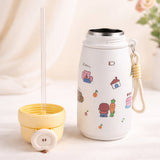 Yellow Cherry, Big Lock series, Stainless Steel Water Bottle for kids, 720ml