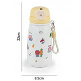 Yellow Cherry, Big Lock series, Stainless Steel Water Bottle for kids, 720ml
