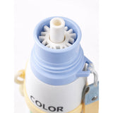 Yellow Polka Dots Stripes Cap Series,  Stainless Steel Kids Water Bottle, 520ml