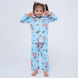 Santa’s Balloon Ride Pajama Set For Kids