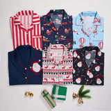 Men Santa’s Balloon Ride Pajama Set