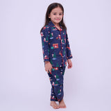 Santa’s Stopover Pajama Set For Kids
