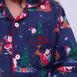 Santa’s Stopover Pajama Set For Kids