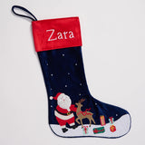 Santa & Reindeer Stocking