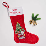 Santa’s Joyride Stocking (Red)