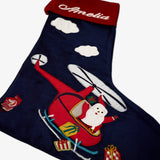 Santa's Copter Stocking