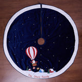 Santa's Balloon Ride Tree Skirt