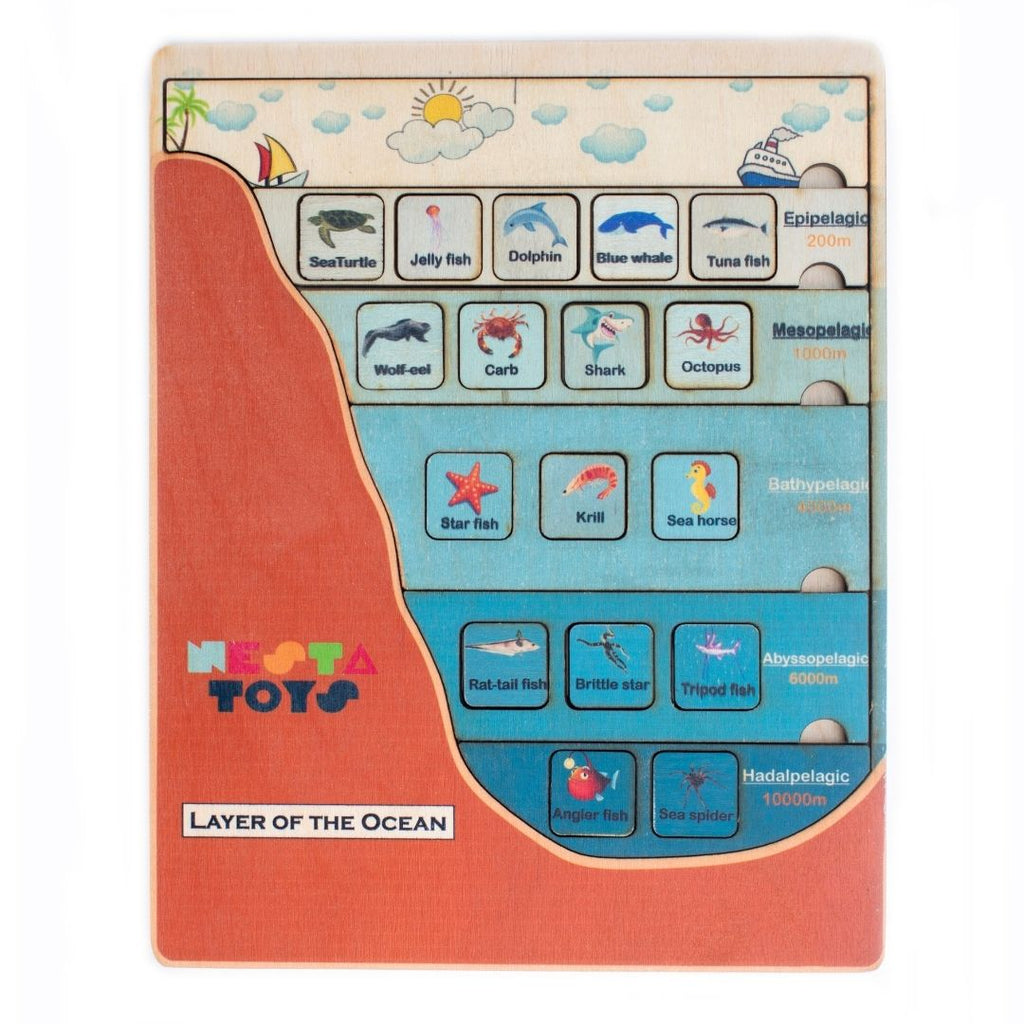 Layer of The Ocean Puzzle | Montessori Toys & Puzzles