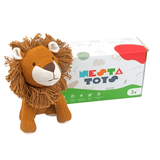 Lion Plush Toy for Kids – Snuggly Knitted Cotton Soft Toy