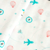 Lil Travellers - Reversible Bib & Burpy Cloth Set