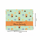 Personalised Gift Notecard - Lion