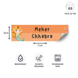 Waterproof Labels - Little Mermaid